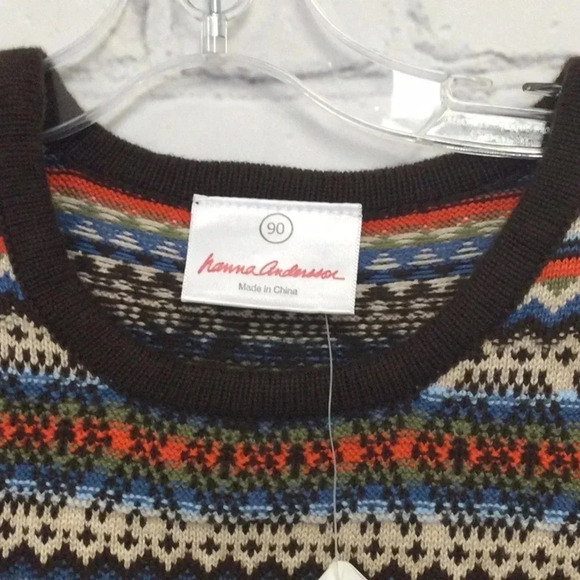 NWT Hanna Andersson Sweater Dress size 24M/2T - Picture 3 of 5